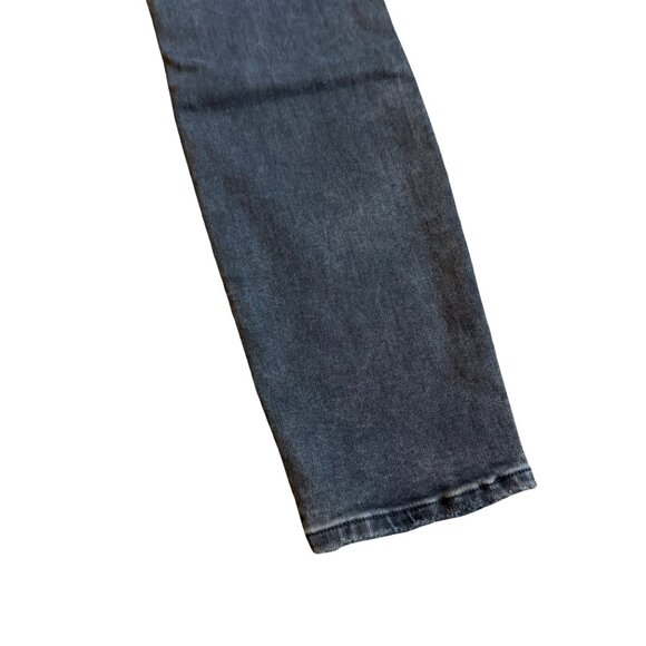 Good American Good Legs Crop Skinny Jeans Black Stretch Size 6-12 Fits All NWT - Picture 7 of 11